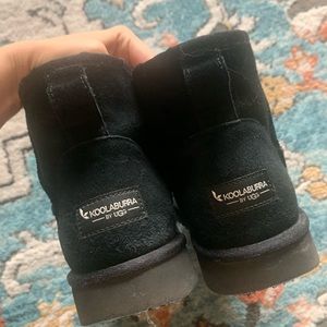 Black mini koolaburra ugg